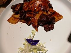 黑椒牛仔骨炒年糕-绿茶餐厅(乐峰广场店)