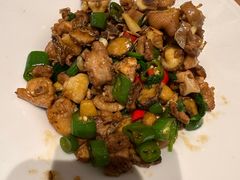 珍珠鲍鱼炒鸡块-四道菜·福建菜馆(莆田万达店)