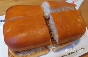 Pork Cutlet and Meat Floss Sandwich