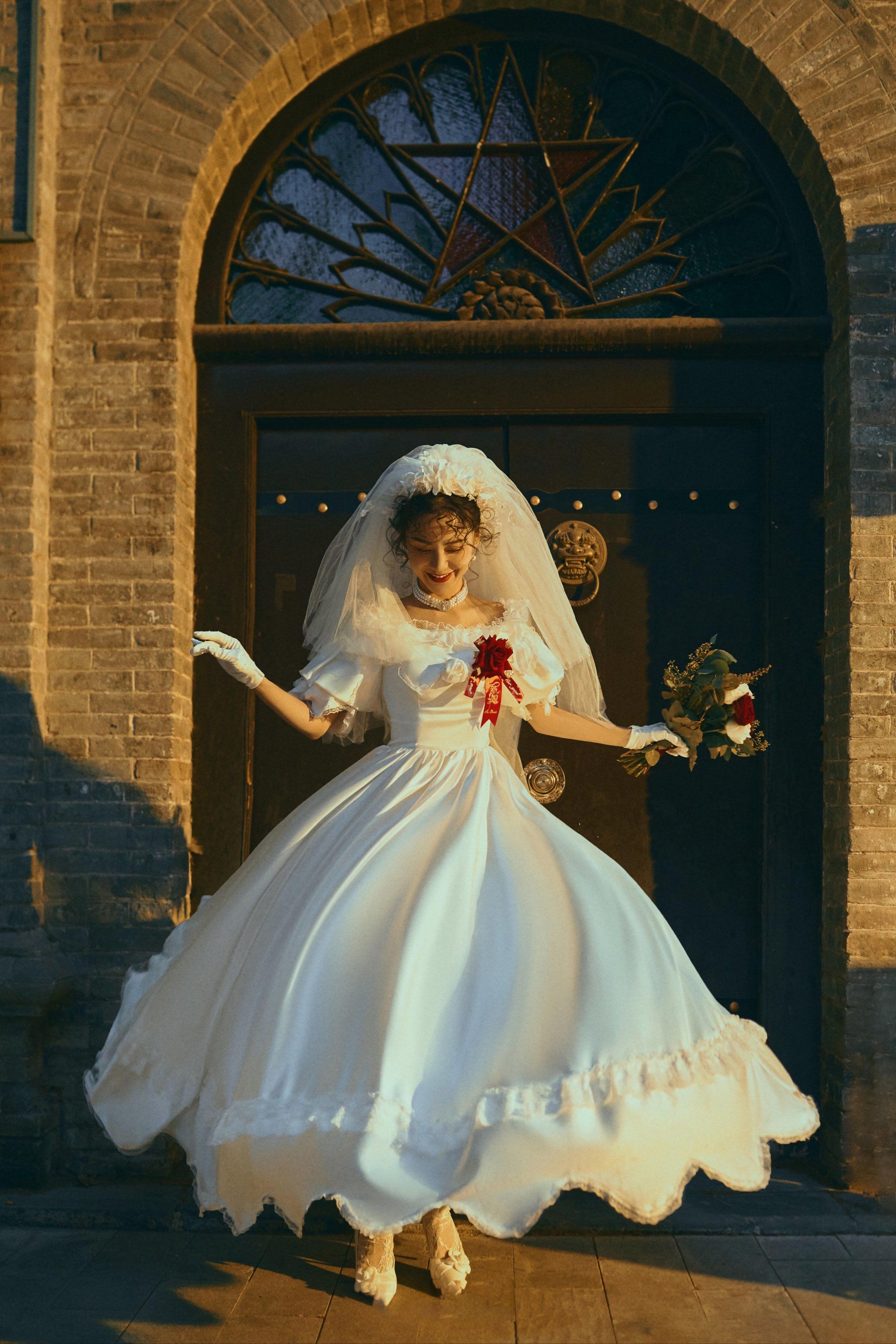 复古港风婚纱照经典怀旧