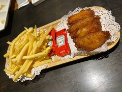 薯条蒜香鸡翅中-辣尚瘾·烤鱼·新川菜(交大直营店)