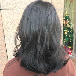 茶灰色Grico作品-茶发Salon·烫发染发理发