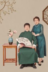 -时光纪亲子全家福照相馆(静安店母女写真父母纪念照)