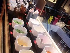 自助调料区-热火朝天鲜切牛肉火锅(南强街巷店)