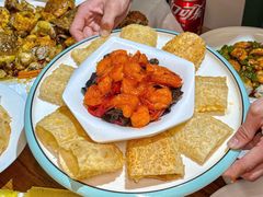 -东来菜馆•手抓海鲜家常菜•海鲜锅贴(鸽子窝店)