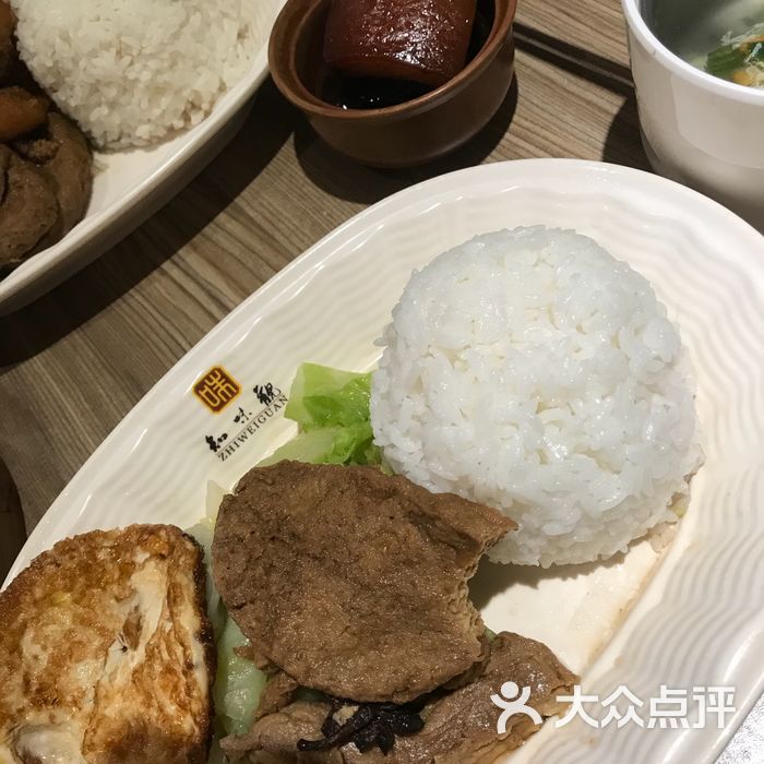 知味观东坡肉套餐饭图片