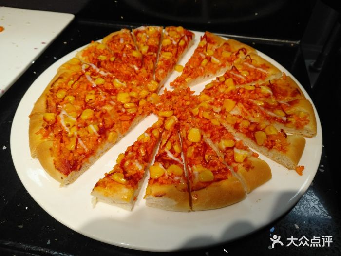 素满香素食自助餐厅素披萨图片