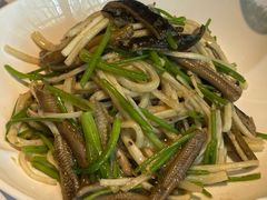 茭白炒现划鳝丝-玫瑰厅上海菜(兴国路店)