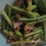 蒜心炒牛肉，入味