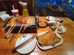 -路边摊小炉子烧烤