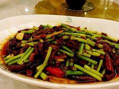 蒜苔鳝鱼-陶然居·重庆菜(解放碑店)