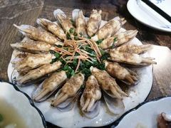葱油蛏子-温州一家人美食(西木头市店)
