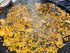 铁板炒饭-红辣椒八爪鱼特色韩国料理