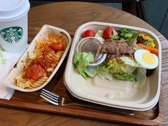 法式秘制烤鸭腿配番茄意面-星巴克臻选(南京艾尚天地店)