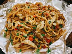 铁板QQ面-朗妈私房菜(婺女州店)