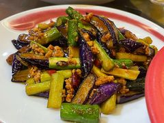 芦笋茄子-宝中宝食府(清泰街店)