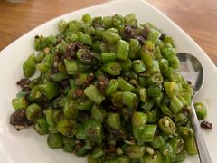 榄菜肉末四季豆-花舍·新派粤菜·西餐·下午茶(亚运村·鸟巢店)