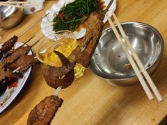 烤羊肝-老钟家烤羊排·敦伊阁清真餐厅胡羊焖饼