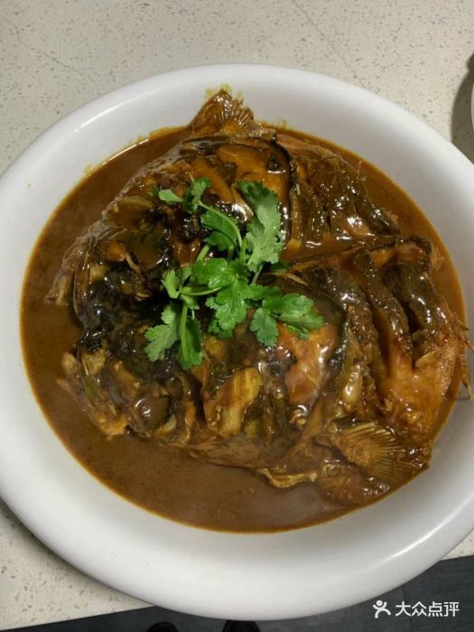 小河鱼饭店-鱼头-菜-鱼头图片-海城市美食-大众点评网