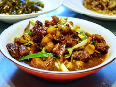 野生茨菇雪花牛肉-香阁餐厅·常州菜·常州菜代表品牌(新北奥体店)