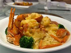 上汤芝士焗澳洲龙虾伊面-港澳德兴火锅海鲜酒家(殷皇子店)