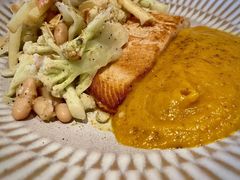 煎三文鱼花菜南瓜酱色拉-BAKER&SPICE(环贸店)