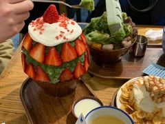 草莓牛乳冰-WONDER ICE 萬得冰田(建設路总店)