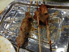 烤羊肉串-天津乾毓德饭庄·清真传统炒菜·海鲜烧烤(咸阳路店)