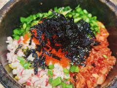 鱼籽石锅拌饭-真利味·脊骨火锅·正宗韩国料理(韩乐坊店)