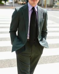 点击看大图 -怒马会 全麻衬西装高级定制