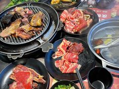 -大漠风炭火烤肉火锅自助餐厅(台山万达店)