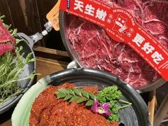 -热火朝天鲜切牛肉火锅(南强街巷店)
