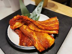 黑椒后切五花肉-韩宫宴炭火烤肉(昆山金鹰店)