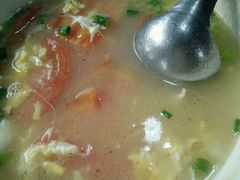 西红柿蛋花汤-民食香·腊排骨野生菌美食(木府店)