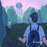 大面积冷色调，柔和的阴影与悲伤🌟