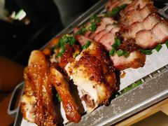烤鸡烤肉双拼-绿茶餐厅(南方商城店)