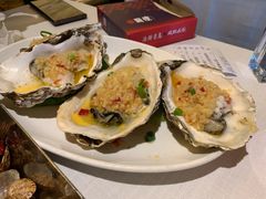 蒜香烤鲜蚝-开海·红岛海鲜虾水饺(石老人店)