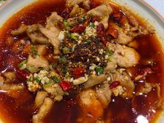 水煮肉片-七菜馆·东北菜·蒸饺(文体路店)
