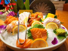三文鱼刺身-新海渔港·胶东海鲜家常菜·家宴(奥体中心店)
