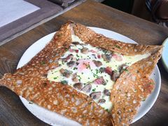 鸡蛋蘑菇熏肉荞麦可丽饼-RAC BAR(安福路店)