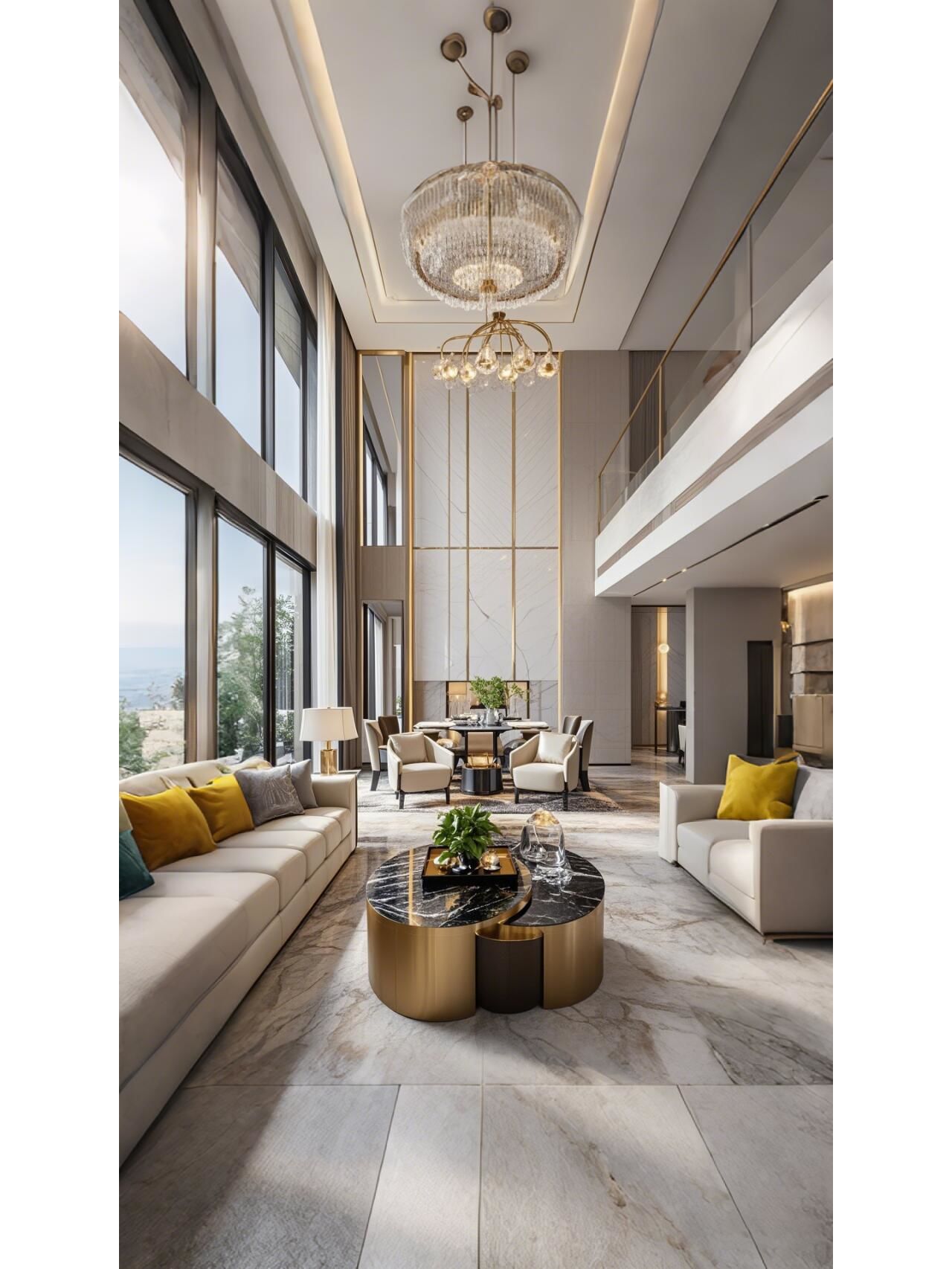 现代轻奢风格别墅装修