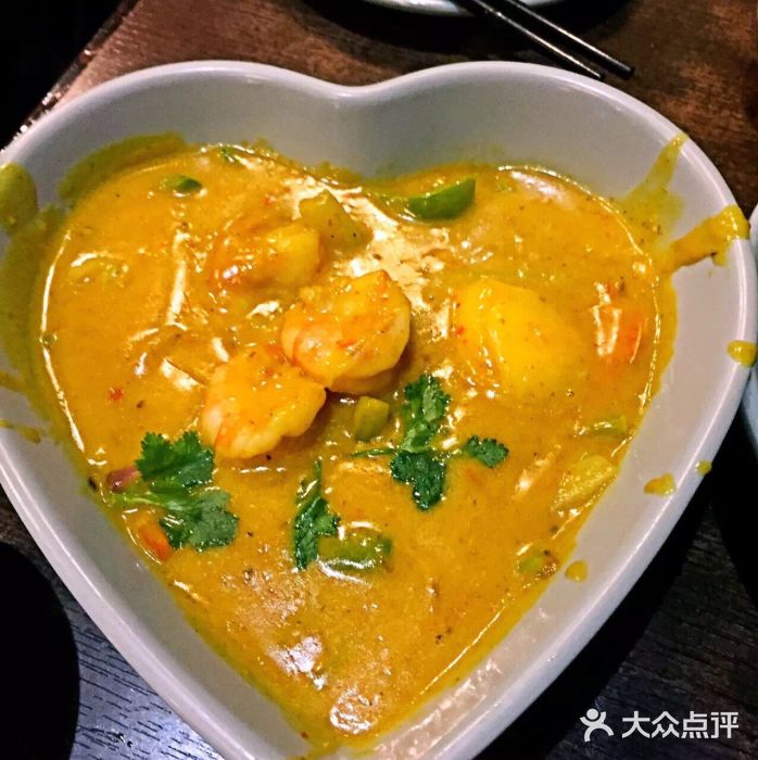 大头虾越式风味餐厅(光明广场店)越式咖喱虾图片