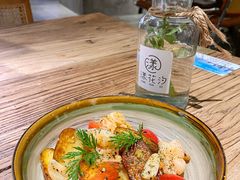 西班牙蒜味扒大虾-漾花汐·西餐·下午茶(苏州湾歌林公园店)