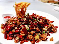 经典辣子鸡配大薯条-眉州东坡(通州店)