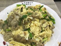 自采蘑菇炒鸡蛋-老舅老蒙肉饼非遗店(一店)