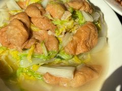 面筋扒白菜-悦宾饭馆(翠花胡同店)
