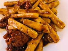 牛肉炒年糕-锦園(伊势丹美食城店)