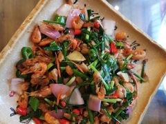 韭菜炒邛海虾-宋记冕宁土菜馆(海门渔村二店)