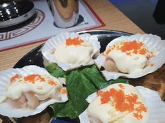 招牌芝士扇贝-青瓦炭韩潮烤肉(花园道店)