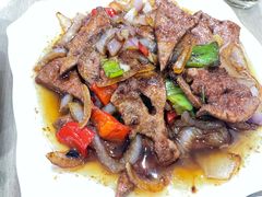 炒猪肝-小觉林素菜馆
